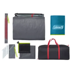 Coleman Skydome™ XL 10-Person Camping Tent With Dark Room™ Technology 17 Coleman Skydome™ XL 10-Person Camping Tent With Dark Room™ Technology -Northcamp Supply Store Skydome20XL20Darkroom 10P Overhead Contents v2