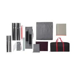 Coleman Skylodge™ 10-Person Camping Tent, Blackberry -Northcamp Supply Store Tent8P Cabin Conv ISR BB Overhead Content 2