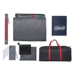 Coleman Skydome™ 8-Person Camping Tent XL, Blue Nights -Northcamp Supply Store Tent8P Modified Dome Overhead Contents